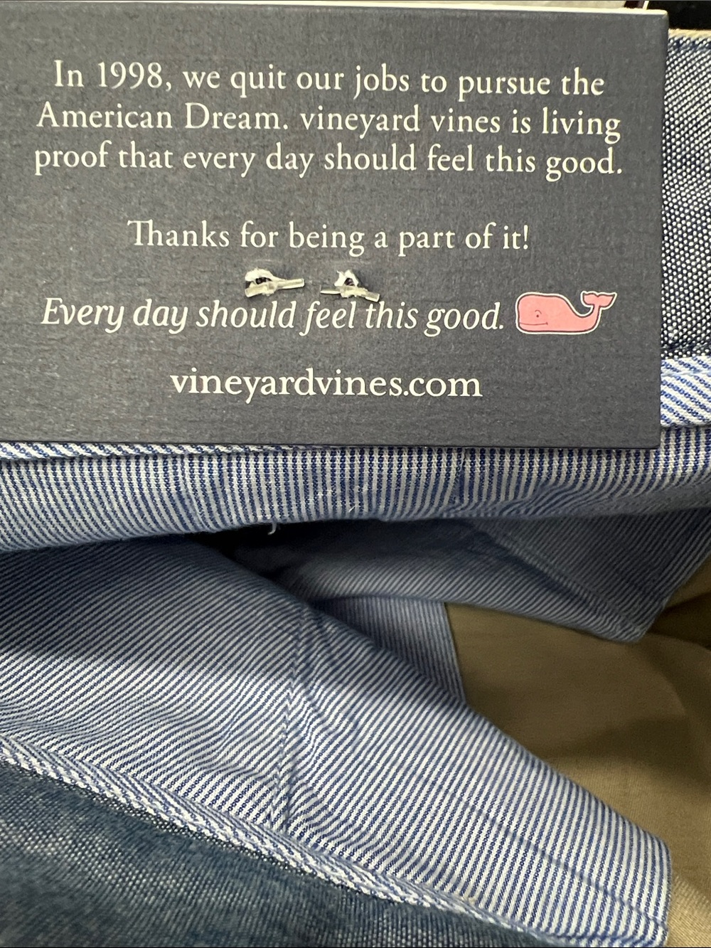 Vineyard Vines Khaki 9" Breaker shorts size 31 NWT - Picture 12 of 14